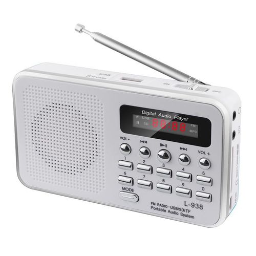 Rechargeable mini portable music and opera card player for the elderly, sound system, small gift