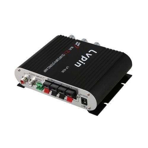 LVPIN 12V 200W Mini HiFi Stereo Amplifier MP3 Car Radio Channels 2 House Super Bass
