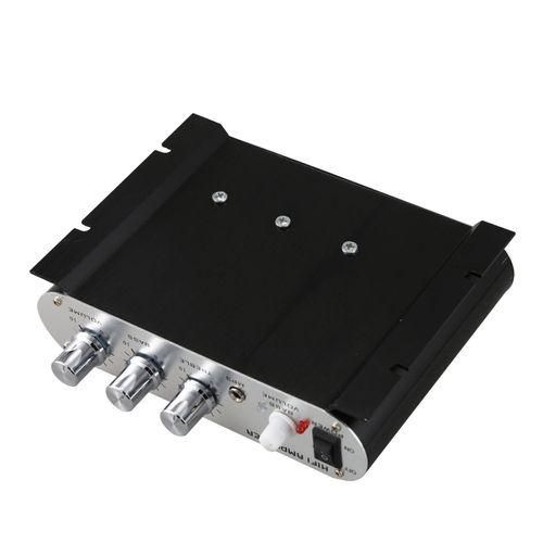 LVPIN 12V 200W Mini HiFi Stereo Amplifier MP3 Car Radio Channels 2 House Super Bass