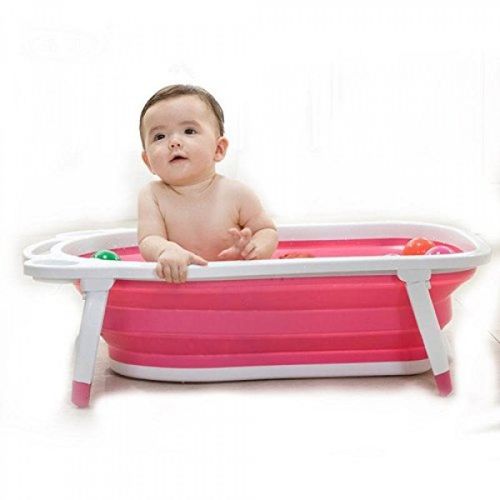 Original Baby Folding Bathtub For Babies - Pink