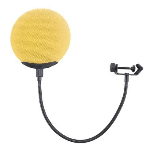 13.6cm Dia Microphone Filter Screen Stand Clip for Recording