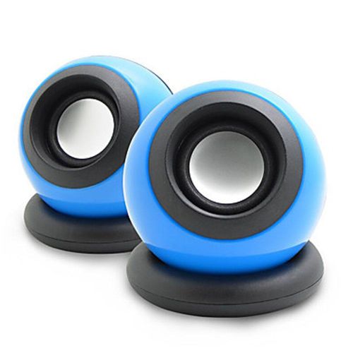 USB Computer Phone, Laptop Speakers - Green