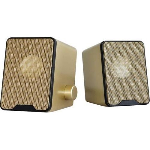 USB High quality Speakers For Laptops and Desktops - Gold