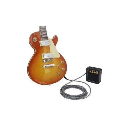 Powered Acoustic Guitar With A Tuner On It - Color May Vary