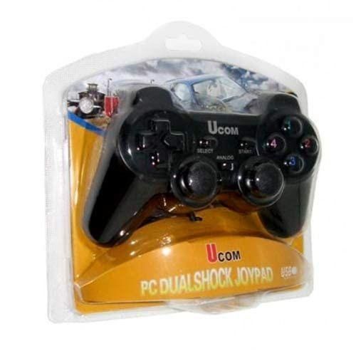 UCOM USB GamePad Single Controller Joystick For PC – Black