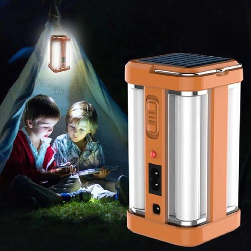 24Hours Light 4Bulbs Rechargeable Unique Indoor Outdoor Lamp