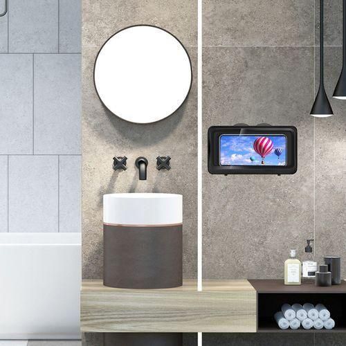 Waterproof Bathroom Phone Case Wall Mounted Phone Holder