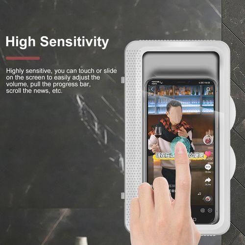 Waterproof Bathroom Phone Case Wall Mounted Phone Holder