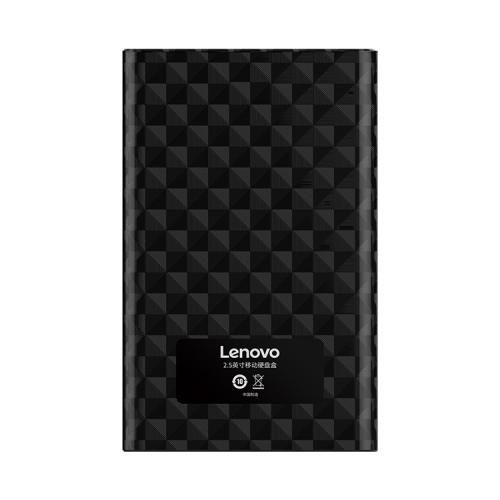 Lenovo S02 HDD Case 2.5 USB3.0 External Hard Drive Enclosure &ndash; USB3.0 to SATA 5Gbps Enclosure Case Support for 6TB - For 2.5inch SSD HDD Hard Disk Box - Black