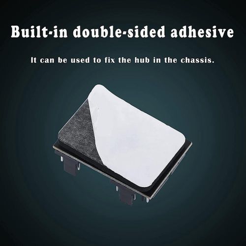915 Generation 3-Pin 4-Pin Fan Adapter PC Case Cooling Fan Hub with 6-Pin P