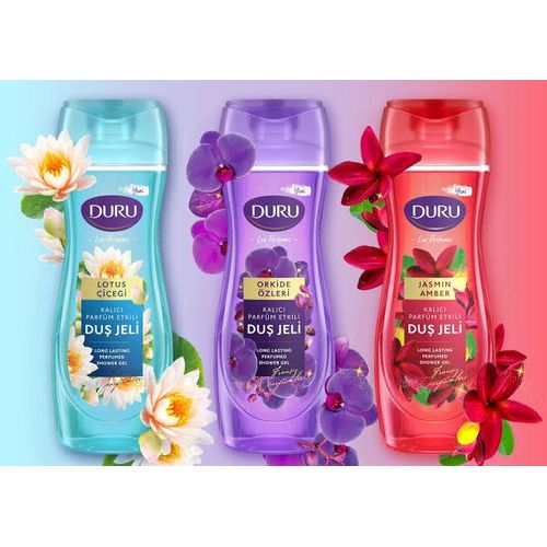 Duru  Longlasting Perfumed Shower Gels 3 In 1 Set