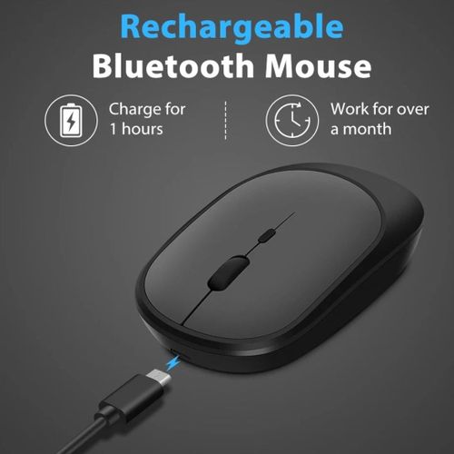 Genetic Bluetooth 4.0 + USB Rechargeable Two Modes Wireless Mouse Gamer Mouse for MacBook PC iPad Laptop