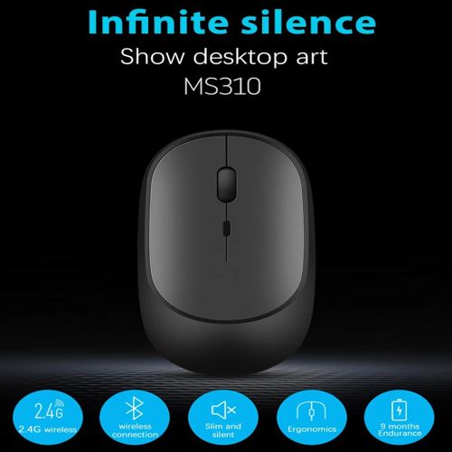 Genetic Bluetooth 4.0 + USB Rechargeable Two Modes Wireless Mouse Gamer Mouse for MacBook PC iPad Laptop