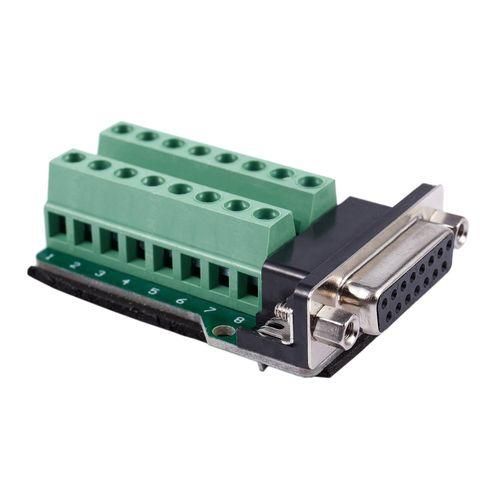 DB15 DSUB VGA 15pin Female Adapter Jack Terminal Breakout PCB Board