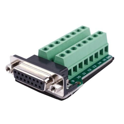 DB15 DSUB VGA 15pin Female Adapter Jack Terminal Breakout PCB Board