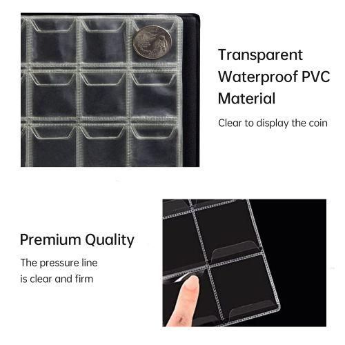 Coin Collection Holder Book for Collectors 240 Pockets