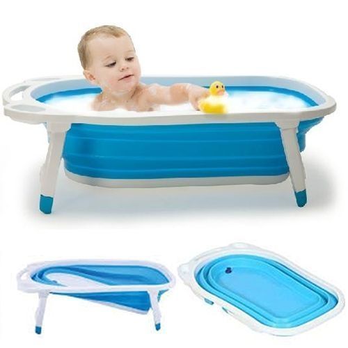Other Portable Baby Fold-able Bathtub & Basin - Blue