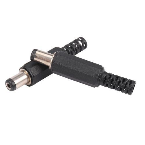 915 Generation 10pcs 5.5x2.1mm Male Solder Dc Barrel Tip Plug Jack