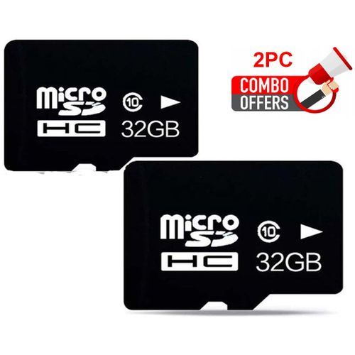 2pc Of 32GB Memory Card - Black