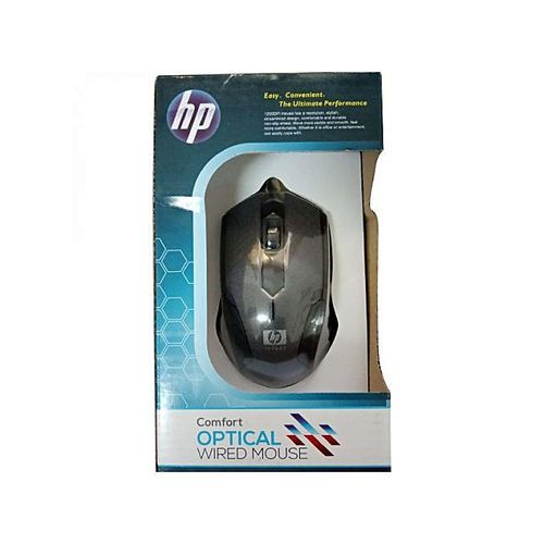 Hp Wired Optical Mouse - Black