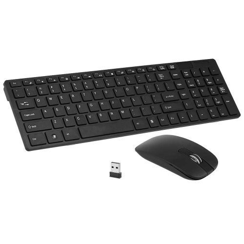 Set Of Wireless Keyboard and Mouse - Black