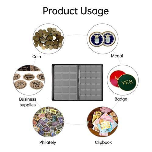 Coin Collection Holder Book for Collectors 300 Pockets