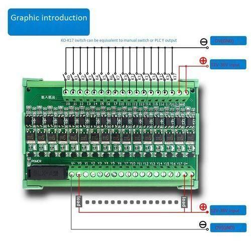16 Way PLC Amplifier Board Transistor Board Input NPNPNP
