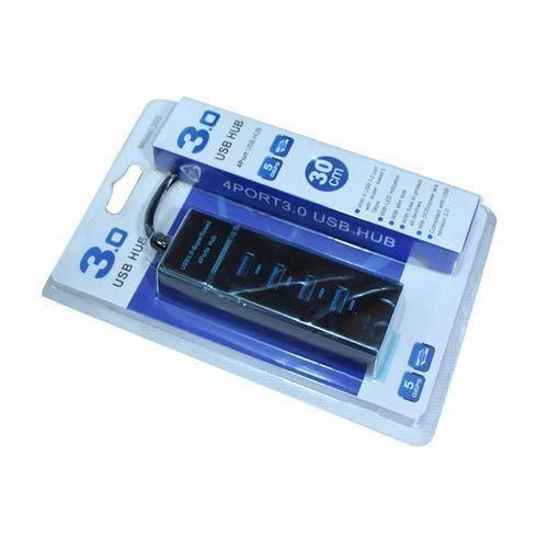 4-Port USB 3.0 Ultra-Slim Data Hub with 30cm Extended Cable