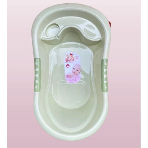 Plastic Baby Basin - Cream