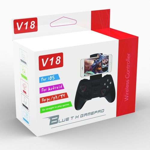 3 in 1 Wireless Bluetooth Joystick Gamepad Gaming Controller Remote Control for Android & IOS Devices Game Tablet TV Box