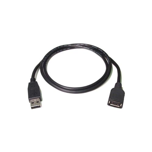 1.5m USB 2.0 Extension Cable High Speed Transparent Male To Female Cord- Blue/Black