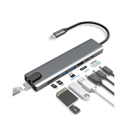 USB HUB USB C Hub 8 in 1 Multiport adapter