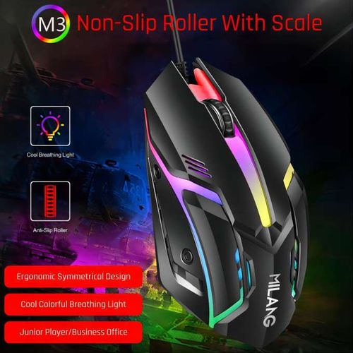 Wired Mouse RGB Gaming Ergoomic Optical Computer Mouse