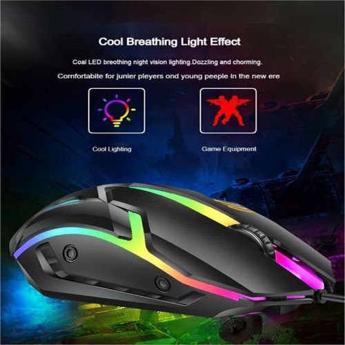 Wired Mouse RGB Gaming Ergoomic Optical Computer Mouse
