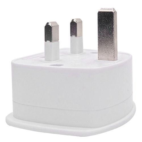 Travel Adapter for China Eu Us to Uk White Plug Pack of 2 NO5116