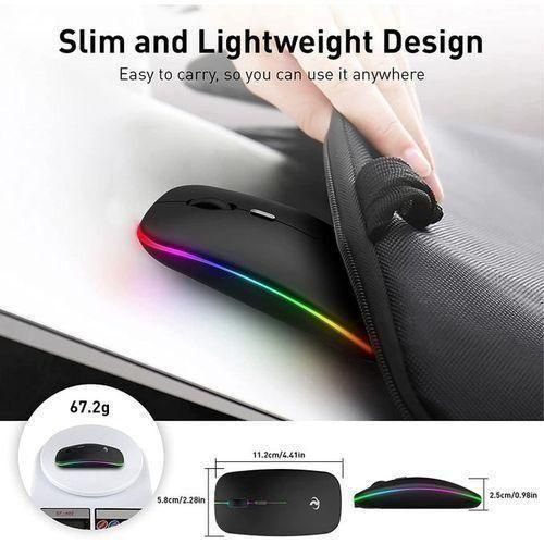 LED 2.4G Rechargeable Wireless Mouse