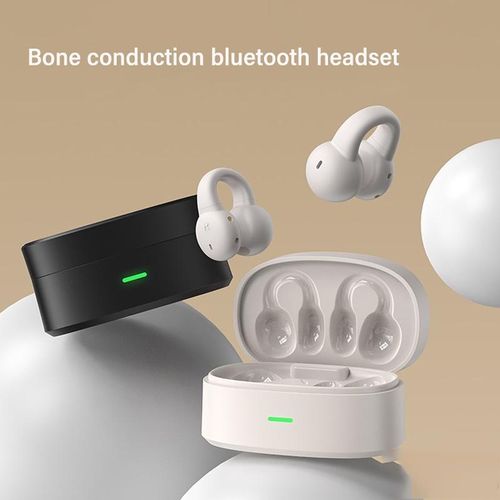 Niye New Bone Conduction Earphone Bluetooth 5.3 Ear Clip on Ear Earring Wireless Headphones TWS Noise reduction Sports Headsets