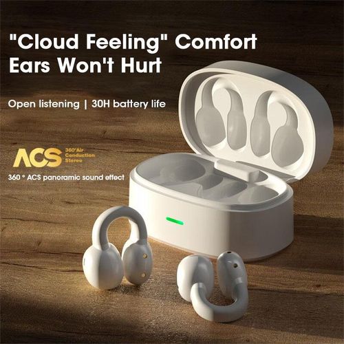 Niye New Bone Conduction Earphone Bluetooth 5.3 Ear Clip on Ear Earring Wireless Headphones TWS Noise reduction Sports Headsets