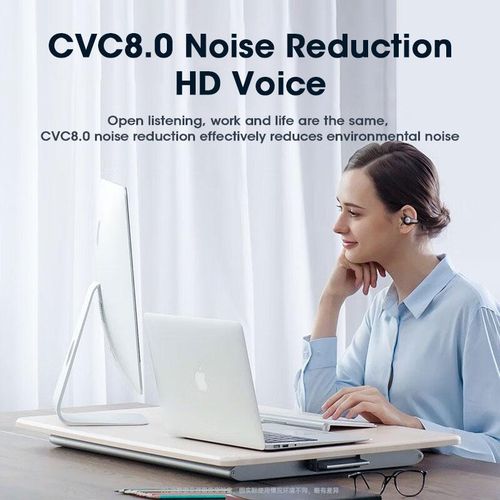Niye New Bone Conduction Earphone Bluetooth 5.3 Ear Clip on Ear Earring Wireless Headphones TWS Noise reduction Sports Headsets
