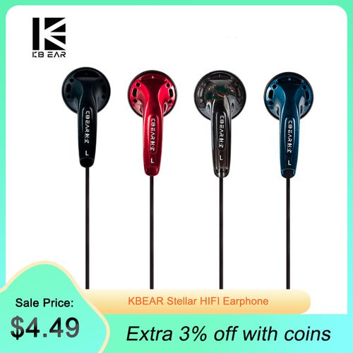 KBEAR Stellar 15.4mm Dynamic Driver Unit HIFI Earphone Japanese PPS Flat Earplug Earbud Bass DJ Music Headset ks1 ks2 meteor