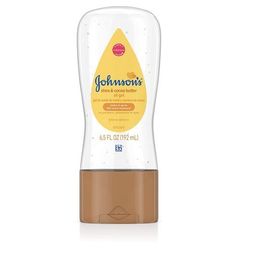 Johnson's Baby Oil Gel With Shea & Cocoa Butter For Baby Massage, 6.5 Fluid Ounce