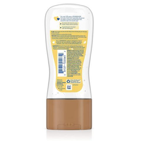 Johnson's Baby Oil Gel With Shea & Cocoa Butter For Baby Massage, 6.5 Fluid Ounce