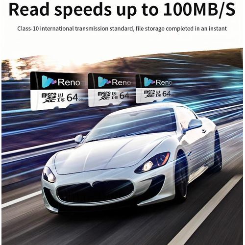 RENO True U3 64GB Storage Card  Micro Memory Card SD  Card TF Card  Not Flash Disk