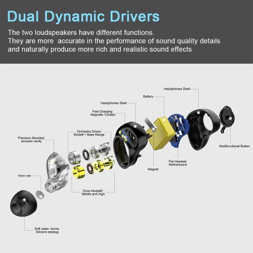 Original SYLLABLE S115 Fit for BT V5.0 bass earphones wireless headset noise reduction SYLLABLE S115 Volume control earbuds