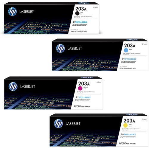 Hp  Laserjet Toner 203A, Black, Cyan, Magenta, Yellow