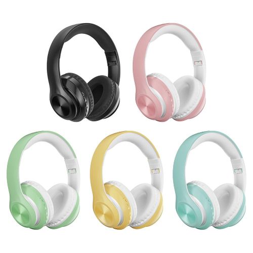Kids Wireless Headphones with Microphone, Pink Girls Phone Gaming Helmet, Gamer Music Bluetooth Headset For Children Lady, Gift
