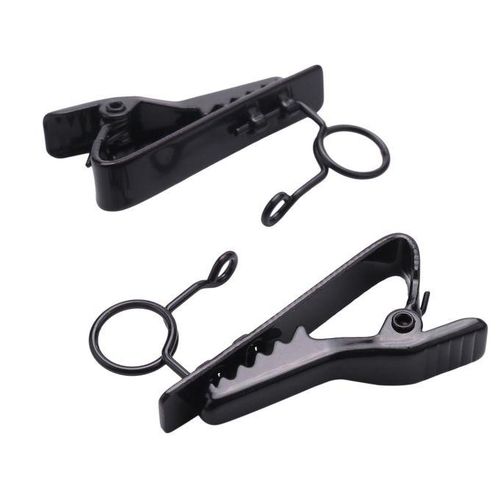 915 Generation 5 Pcs Ring Mini 7.5 mm Microphone Clip Holder Tie Clip