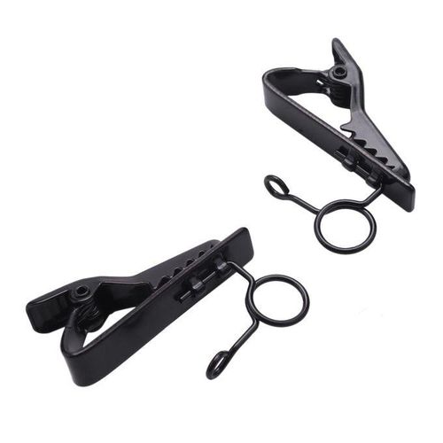 915 Generation 5 Pcs Ring Mini 7.5 mm Microphone Clip Holder Tie Clip