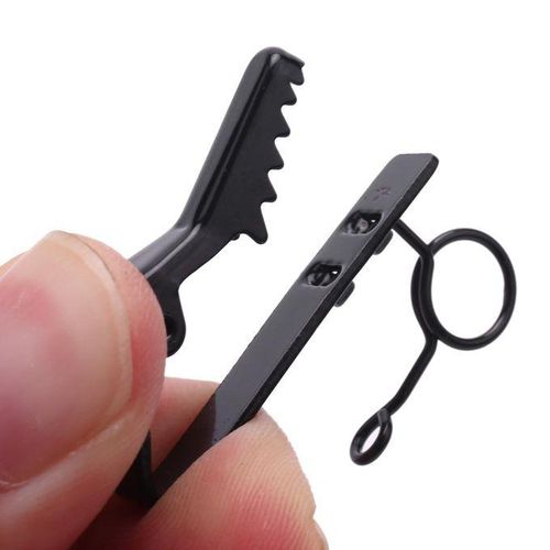 915 Generation 5 Pcs Ring Mini 7.5 mm Microphone Clip Holder Tie Clip