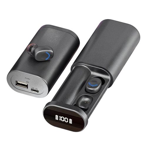 A20 Bluetooth Earphone Outdoor Sports Wireless Headset 5.2 With Charging Bin Power Display Touch Control Headphone Earbuds